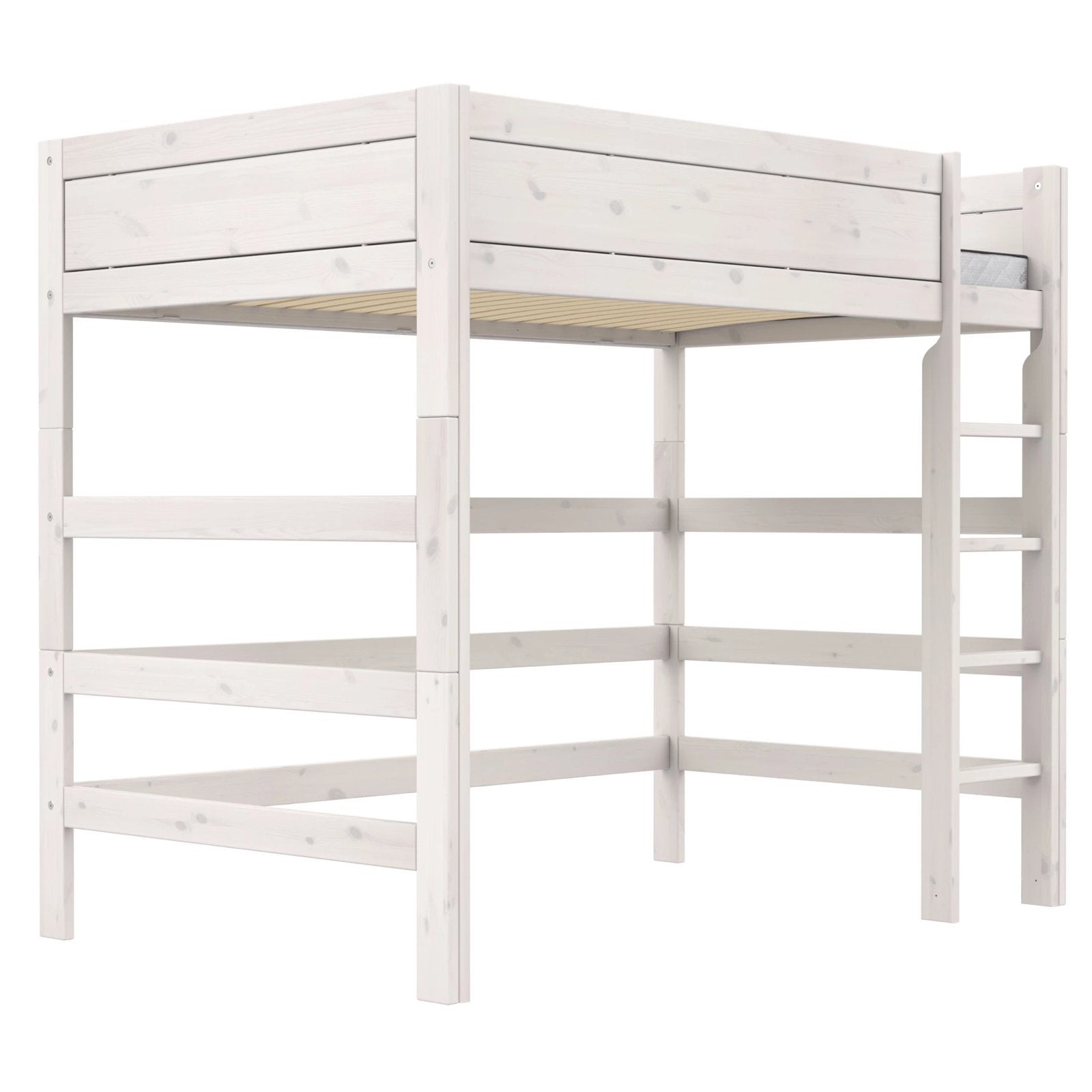 Hoogslaper van LifeTime - kleur whitewash, Huis en Inrichting, Ophalen, Hoogslaper, Eenpersoons, 160 tot 180 cm