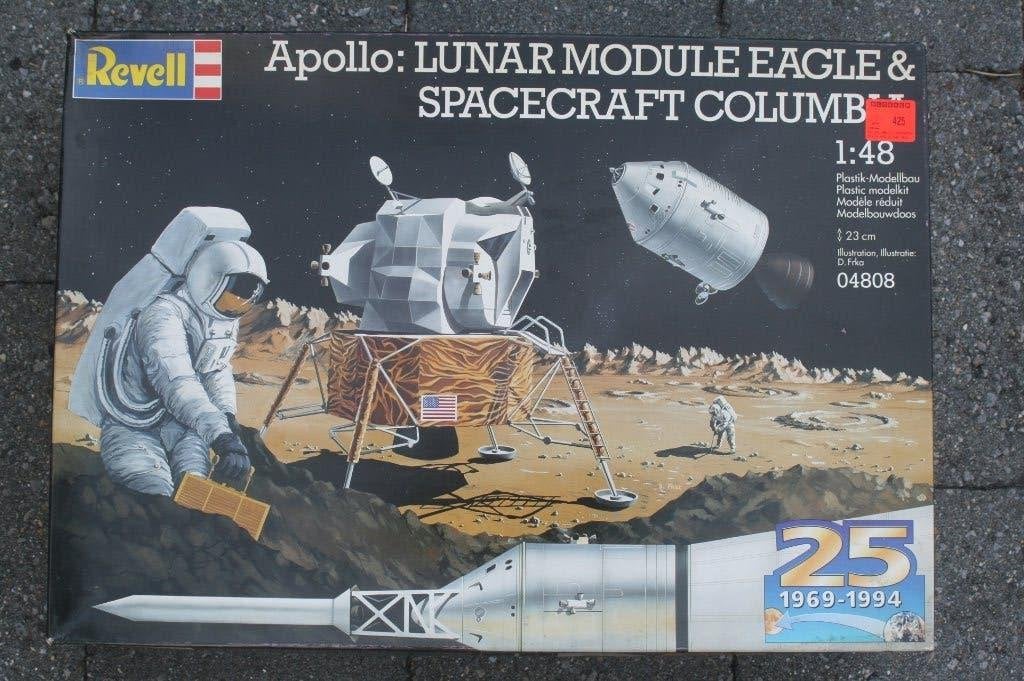 Revell Apollo Lunar module & spacecraft ZELDZAAM (1994), Hobby en Vrije tijd, Overige typen, Nieuw, Ophalen of Verzenden, 1:32 tot 1:50