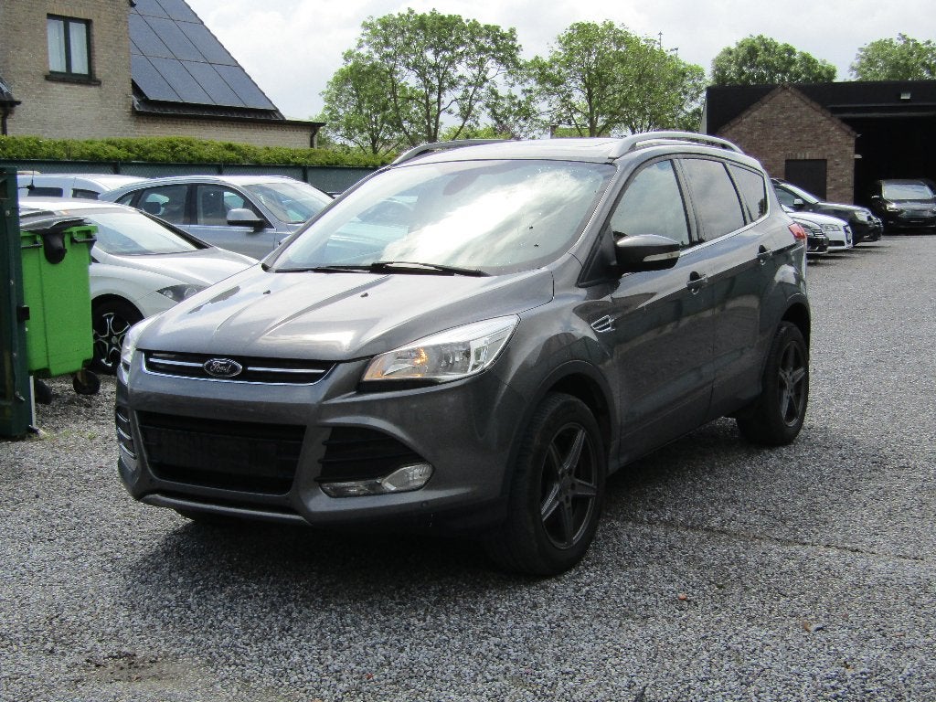 Ford Kuga 2.0 TDCI Automaat, Auto's, Euro 5, Zwart, 4 cilinders, Bluetooth