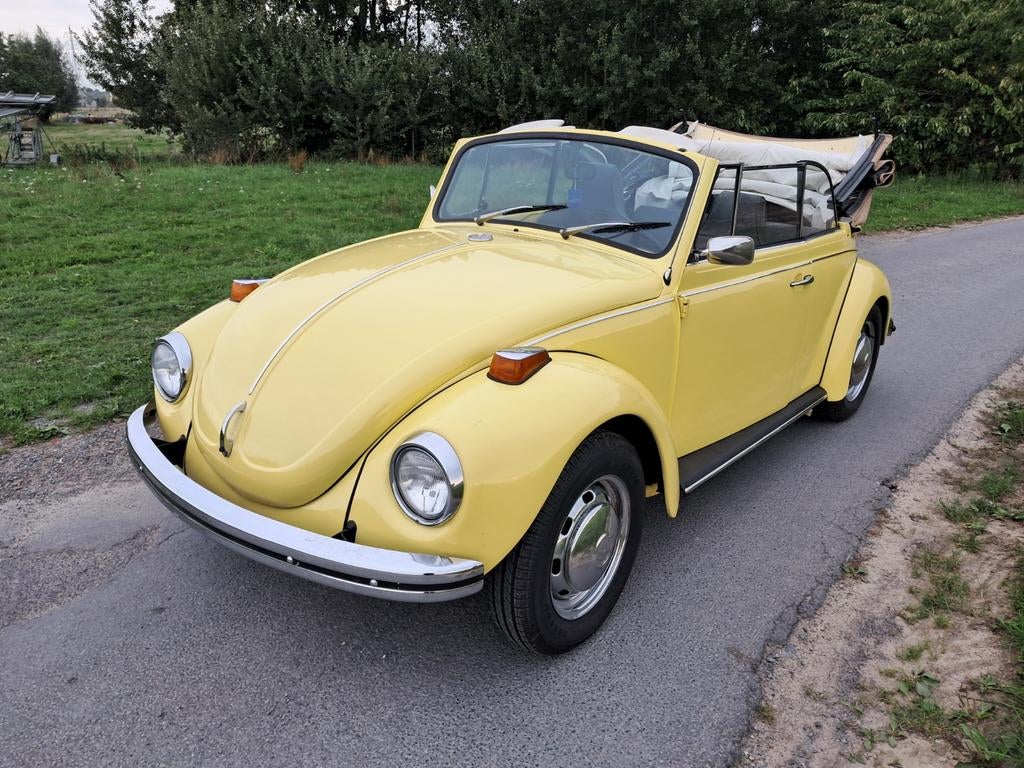 Vw kever 1302 cabrio, Autos, Achat, Beige, Entreprise, Cuir synthéthique