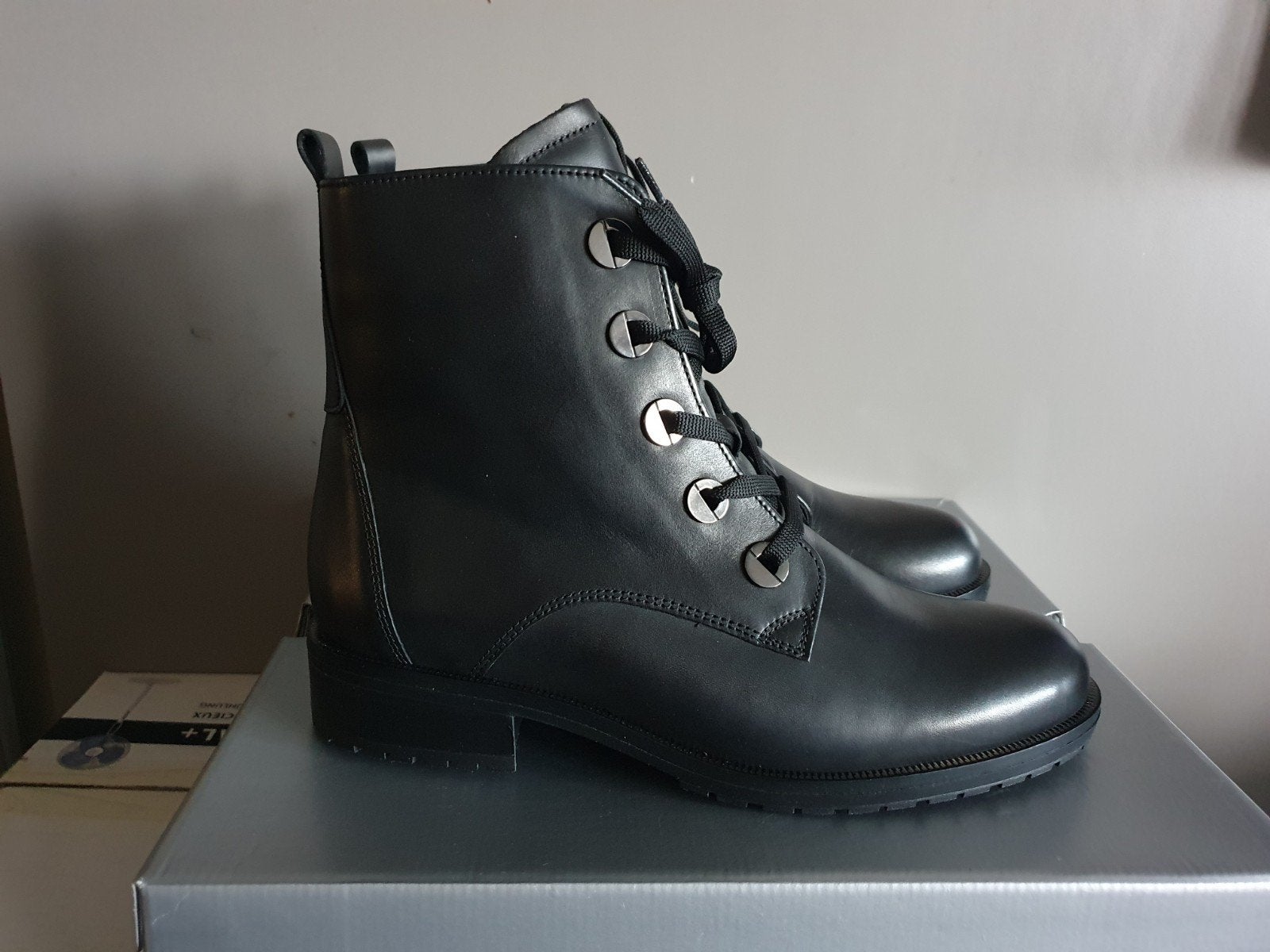 Nieuwe veterboots van Gabor maat 38,5, Zwart, Lage of Enkellaarzen, Gabor, Nieuw