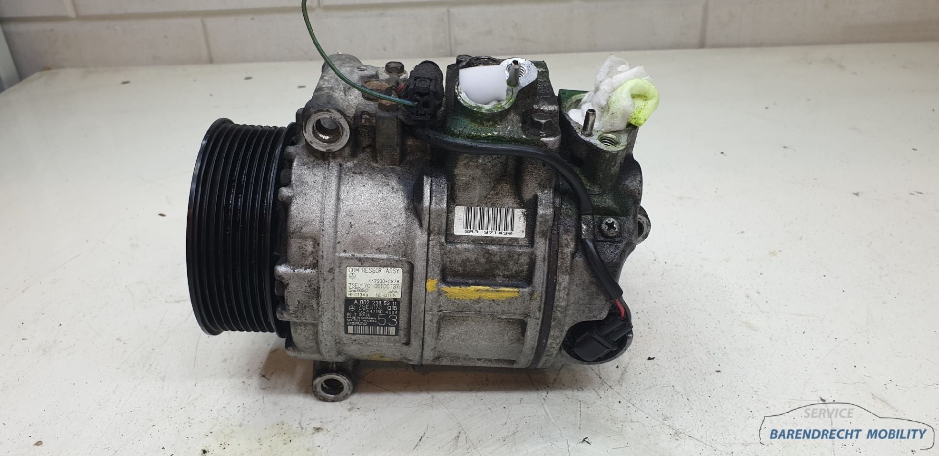 Pompe de climatisation W164 ML 320 CDI R- GL- classe 0022305, Mercedes-Benz AG, Mercedes-Benz, Utilisé, Mercedesstrasse 120
70372  Stuttgart, DE