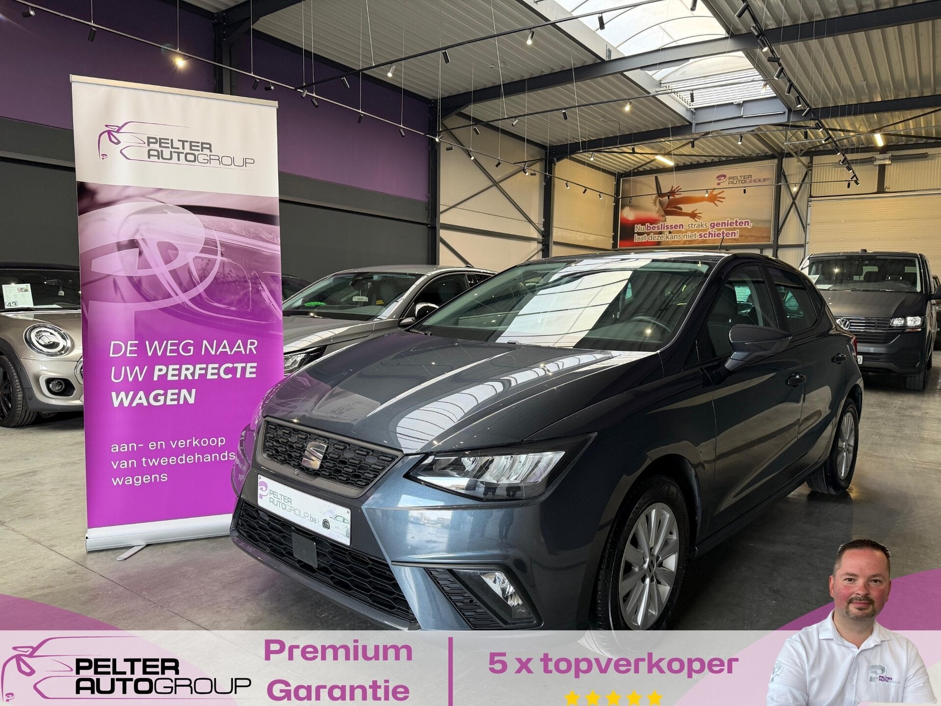 Seat Ibiza 1.0 MPI Cruise LED PDC Apple CarPlay, Autos, Seat, 0 kg, Achat, Euro 6, Entreprise