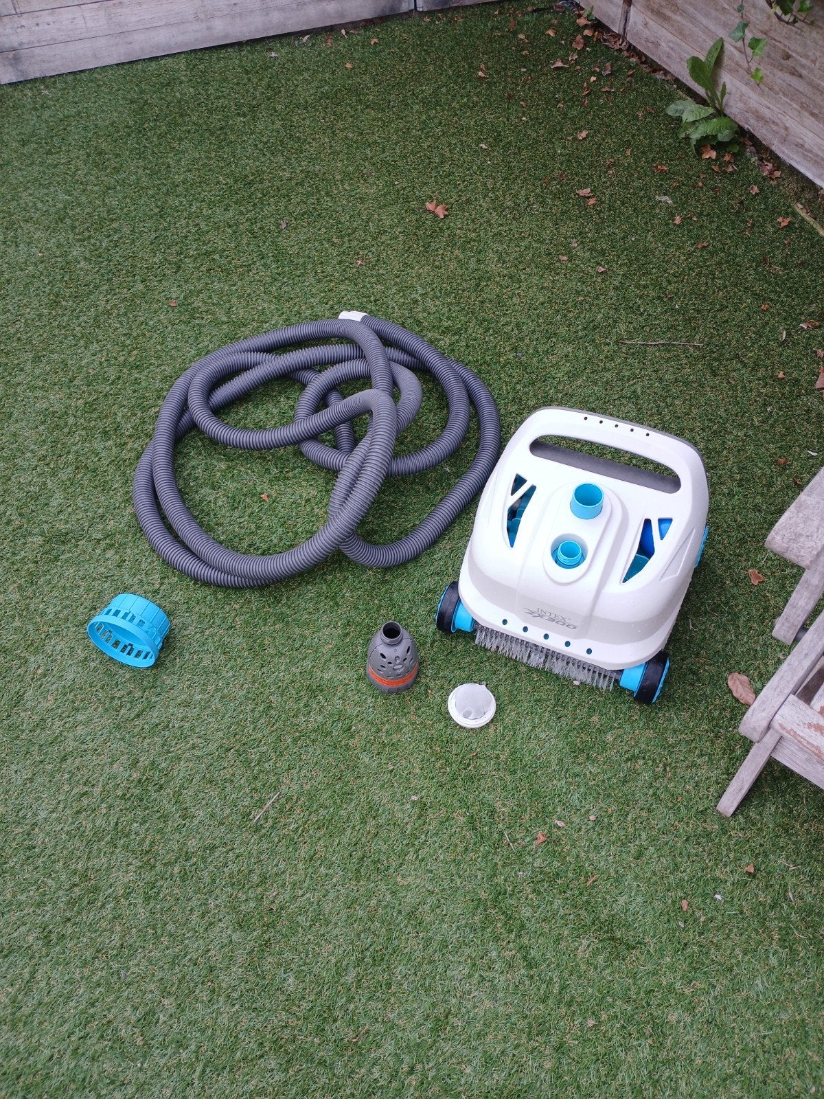Zwembadrobot intex zx300, Ophalen