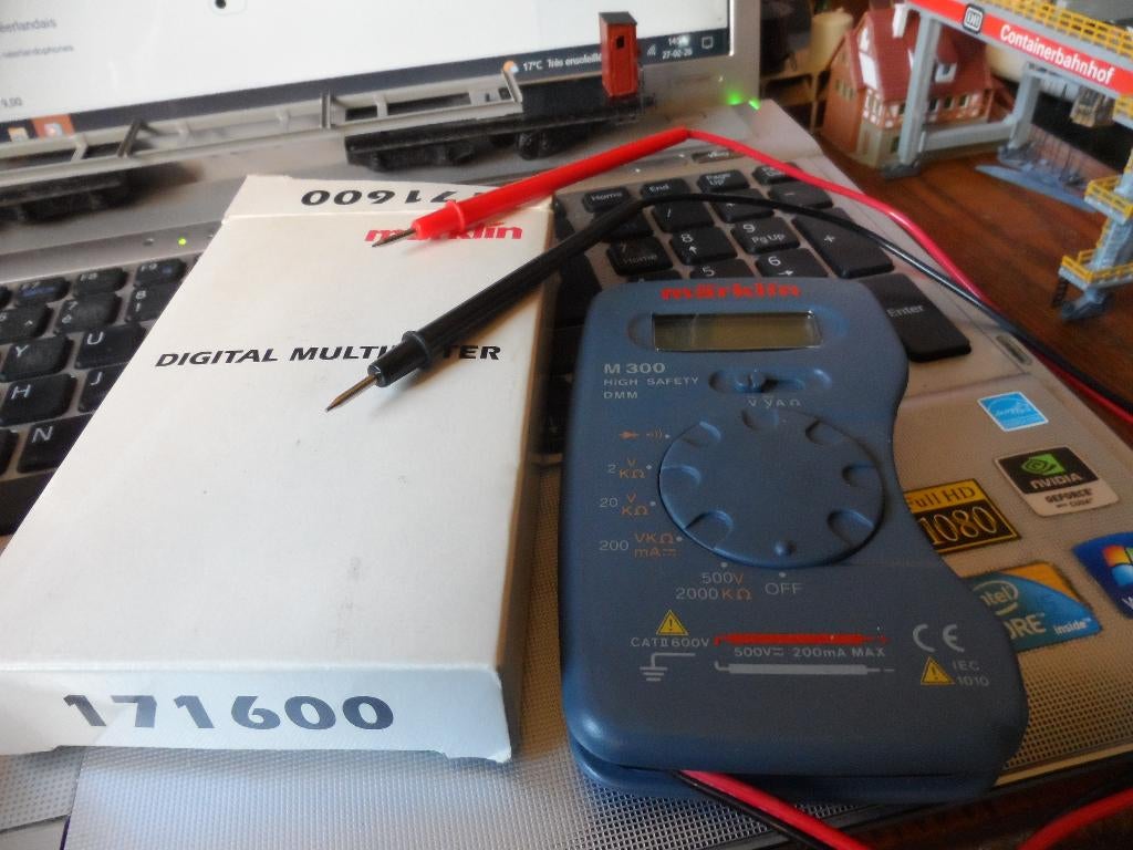 MARKLIN 171600 Digital multimeter - En boite d'origine..., Enlèvement ou Envoi, Comme neuf, Autres types, Courant continu ou Courant alternatif