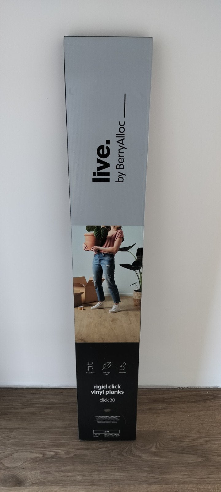 PVC kliktegel berryalloc 27m², Ophalen, Kunststof, 50 tot 150 cm, Nieuw