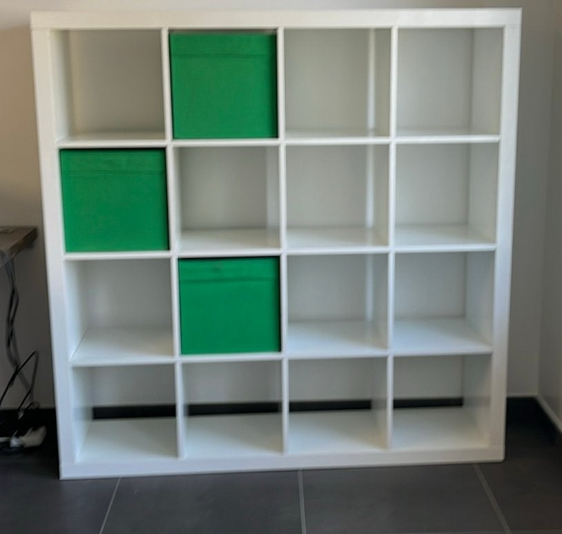 Ikea callax kast 16 vakken met opbergers 4, Ophalen, 150 tot 200 cm, Zo goed als nieuw, 150 tot 200 cm