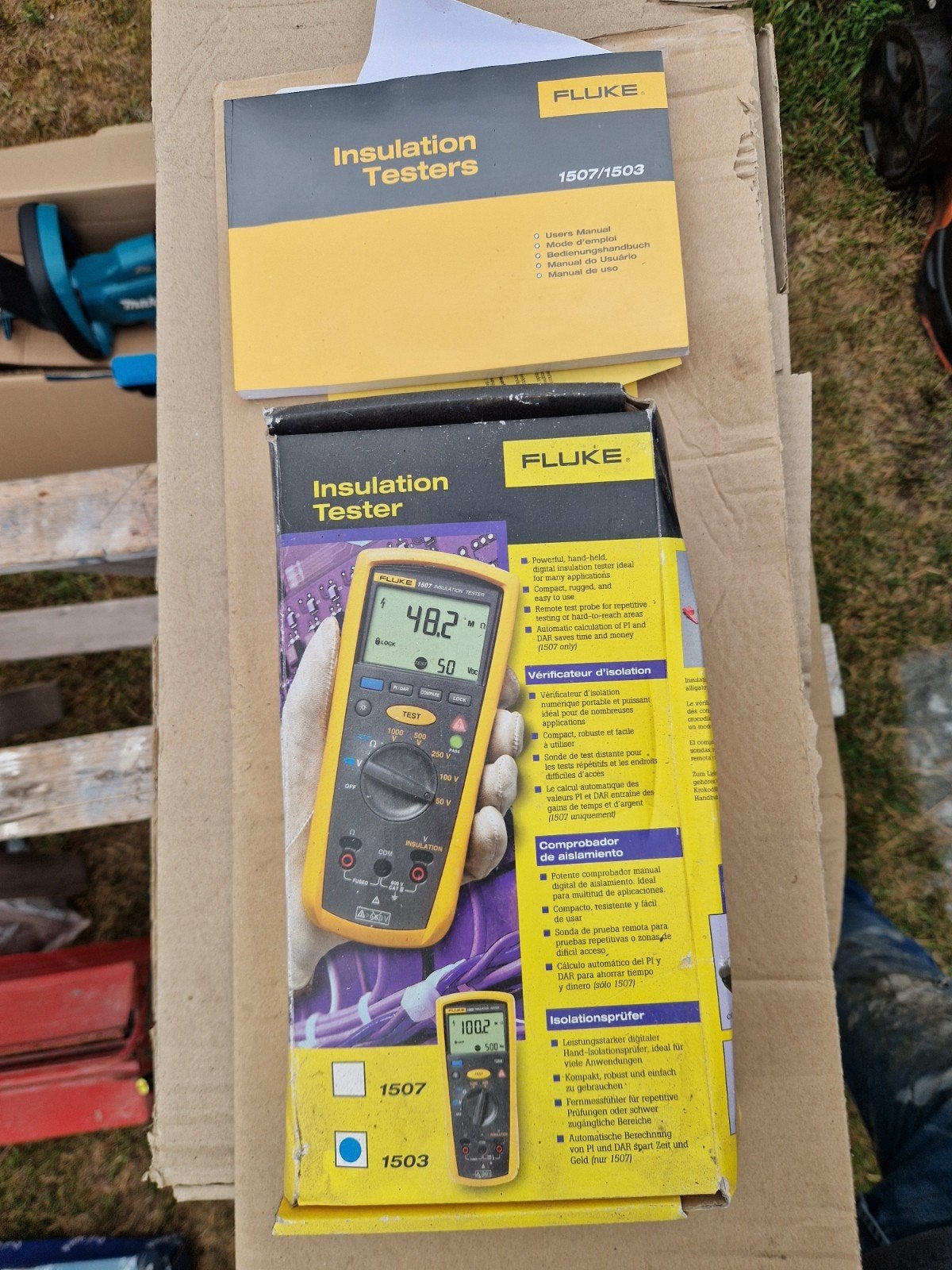 NIEUW: Fluke 1503 Isolatiemeter / Megger – In originele verp, Doe-het-zelf en Bouw, Meetapparatuur, Ophalen