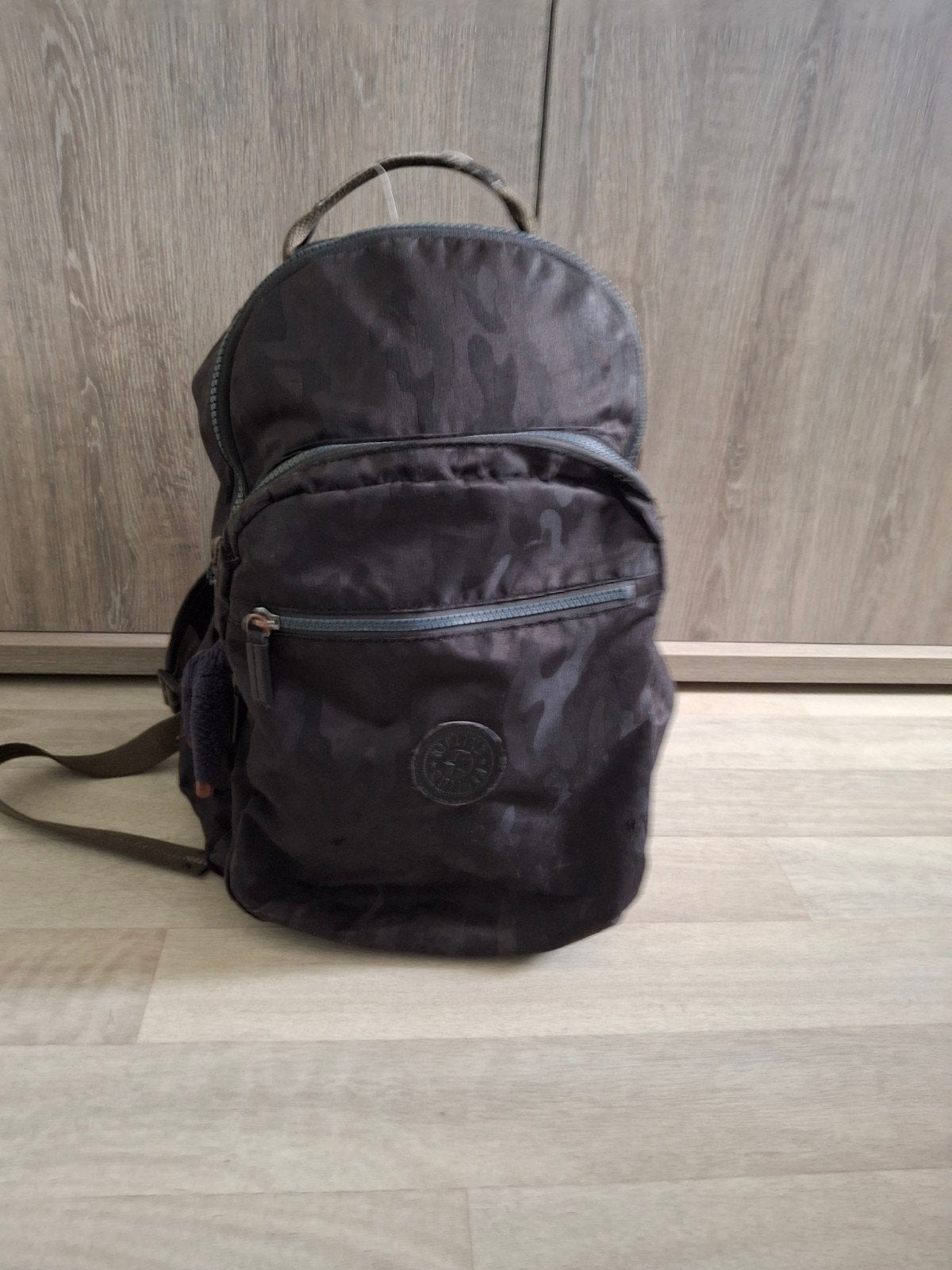 Boekentas, rugzak kipling camouflage, Handtassen en Accessoires, Tassen | Schooltassen, Ophalen of Verzenden, Gebruikt, Zwart