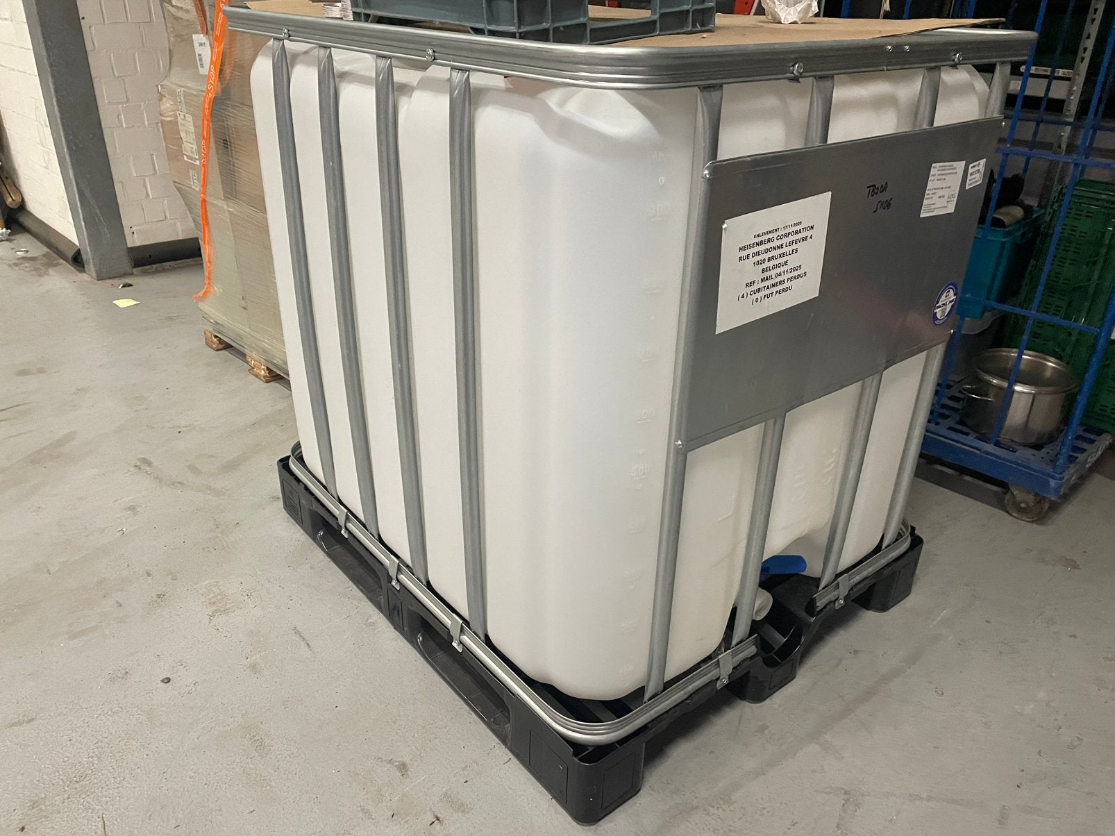 Ibc container 1000l, Tuin en Terras, Ophalen of Verzenden, Gebruikt