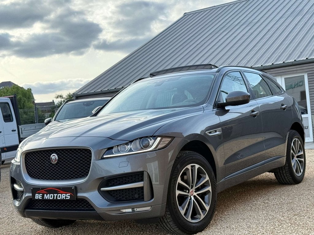 Jaguar F-Pace 2.0 D R-Sport TOIT PANO - VIRTUAL COCKPIT - CA, Autos, Cuir, Argent ou Gris, Achat, 139 g/km
