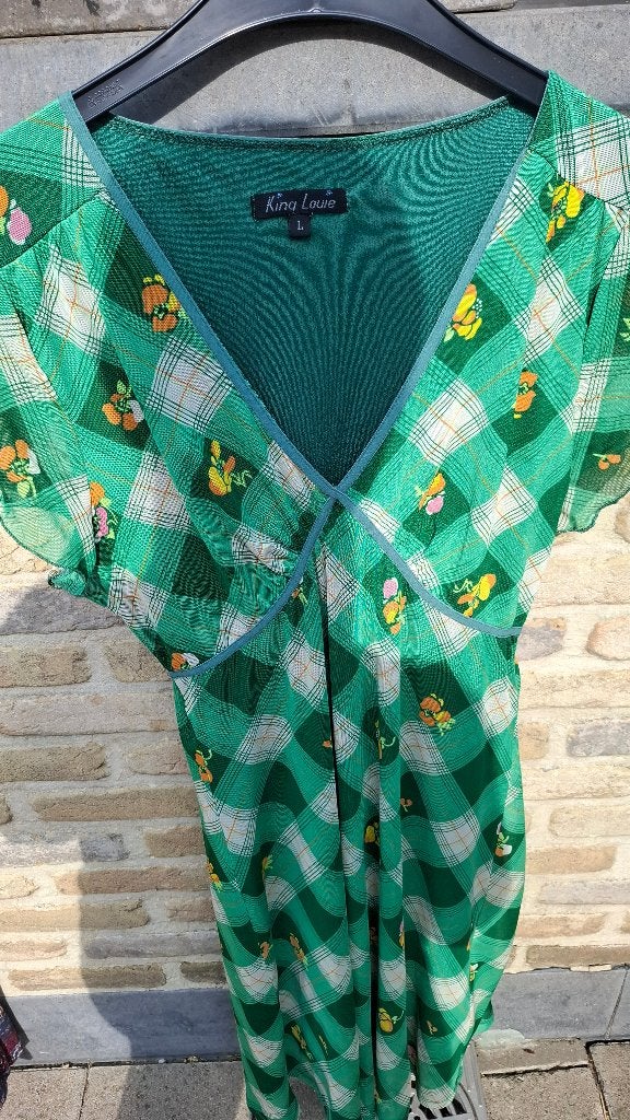 Kleedje King Louie, Kleding | Dames, Maat 42/44 (L), Ophalen of Verzenden, Zo goed als nieuw, King Louie