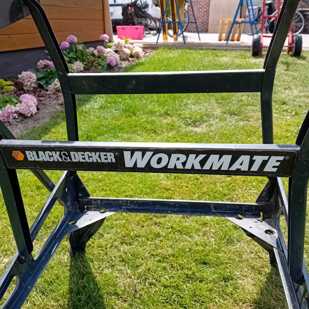 workmate black & decker, Doe-het-zelf en Bouw, Werkbanken, Ophalen, Gebruikt, 120 tot 170 cm, Bankschroef