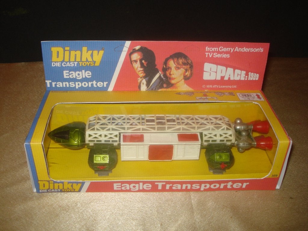 DINKY TOYS Eagle Transporter 1975 Space 1999 + Boîte, Enlèvement ou Envoi, Utilisé, Autres types
