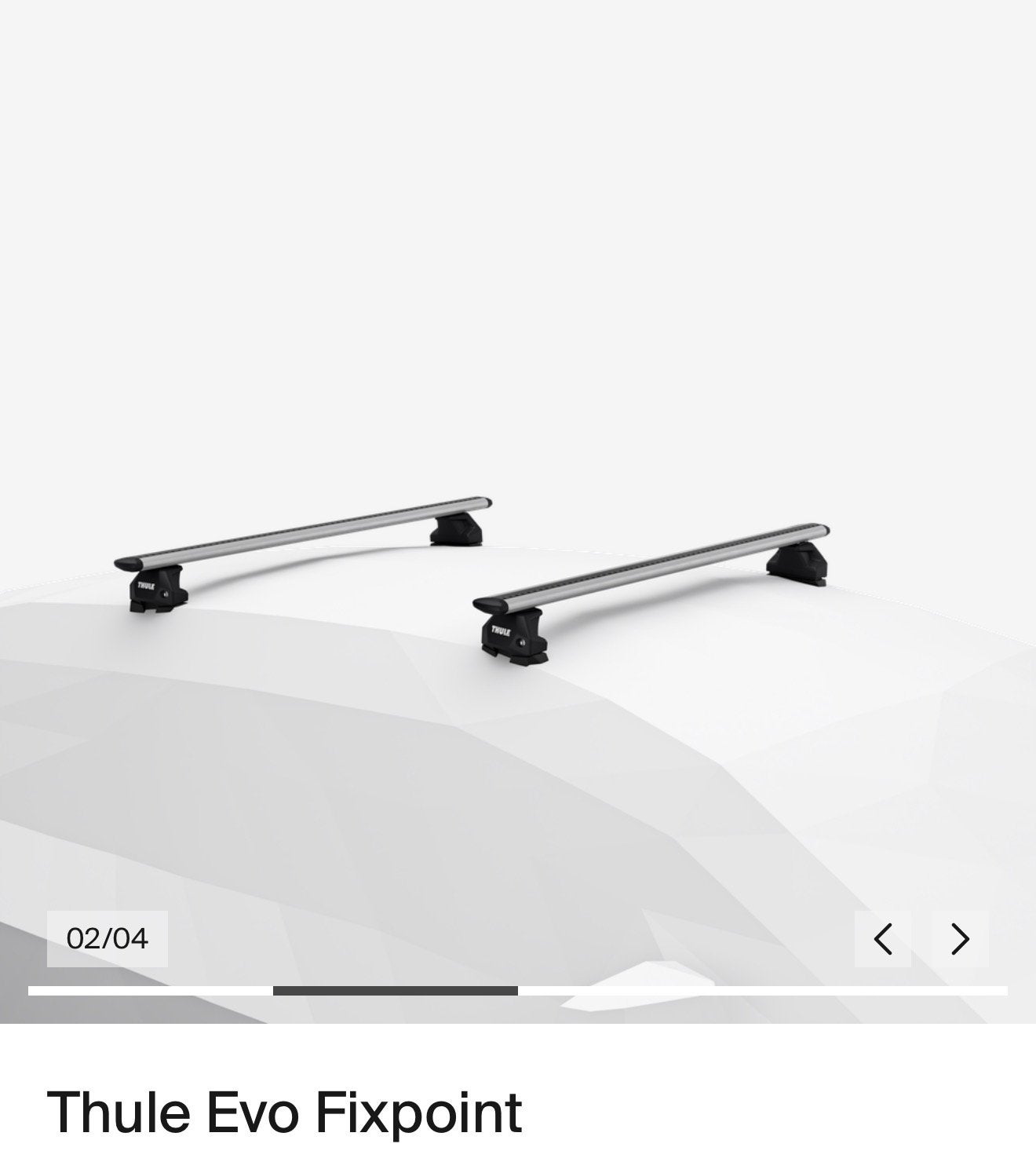 Barres de toit THULE WINGBAR EVO, Autos : Divers, Coffres de toit, Enlèvement
