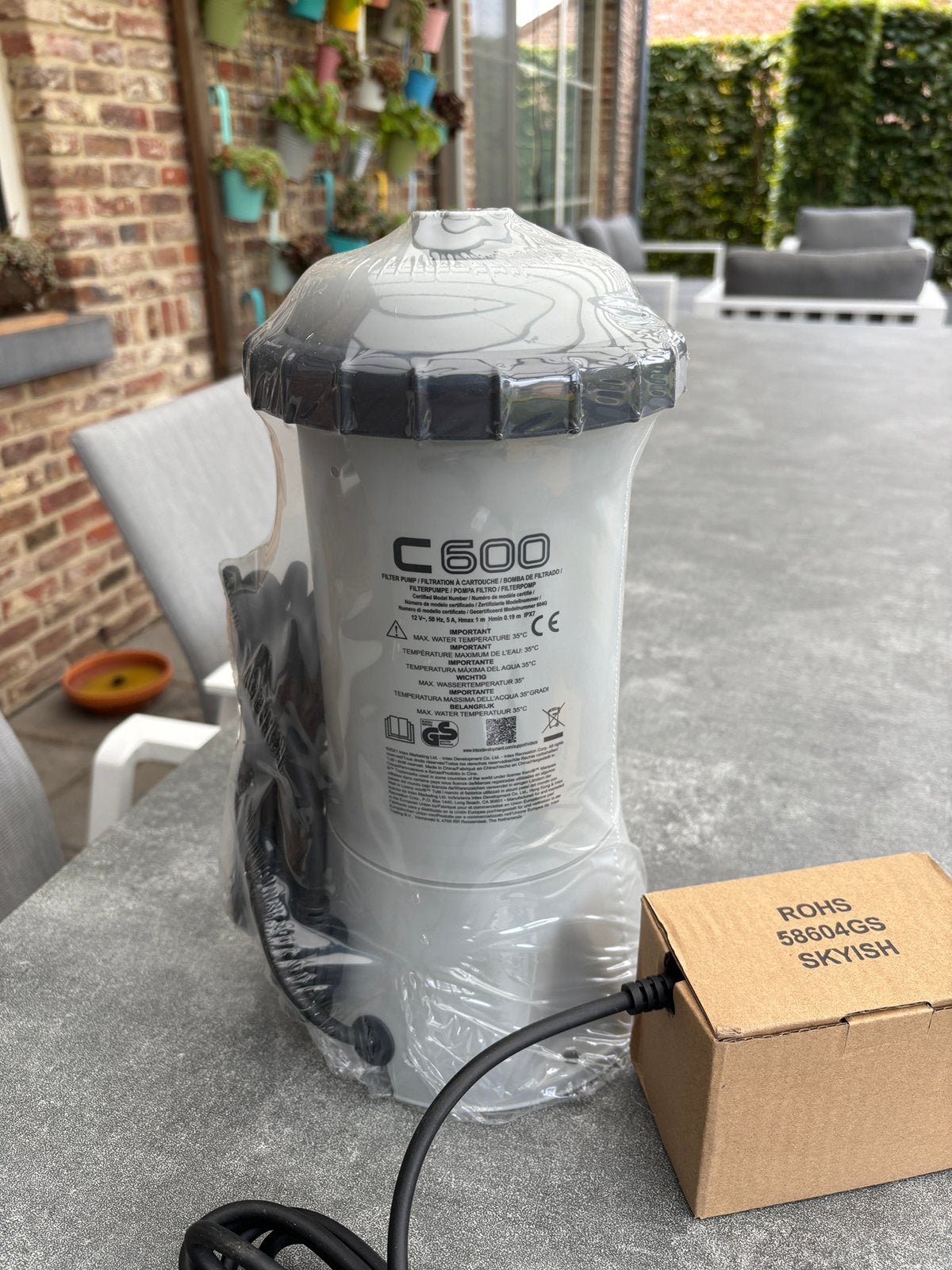 Intex krystal Clear c600 model 604g, Enlèvement, Neuf