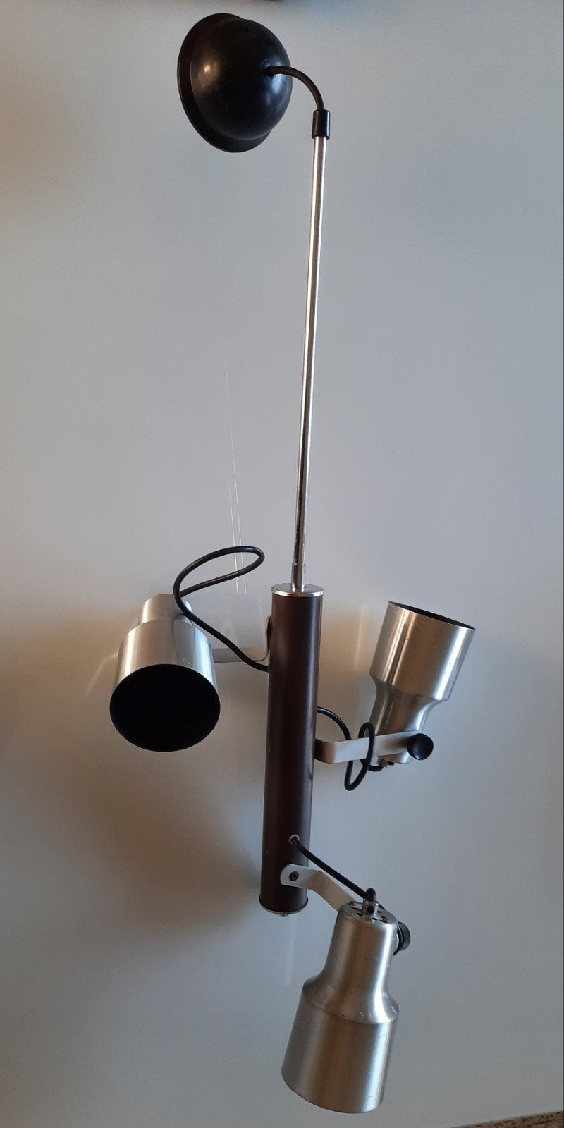vintage 3 spots hanglamp  Philips, Maison & Meubles, Autres sources lumineuses, Enlèvement, Philips, Autres types
