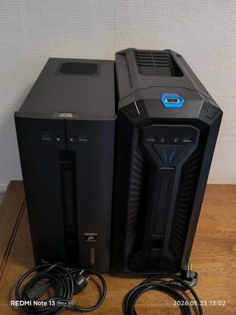 Lot de 2 tours pc ancien gamer, Informatique & Logiciels, Ordinateurs de bureau, Enlèvement, 8 GB, HDD