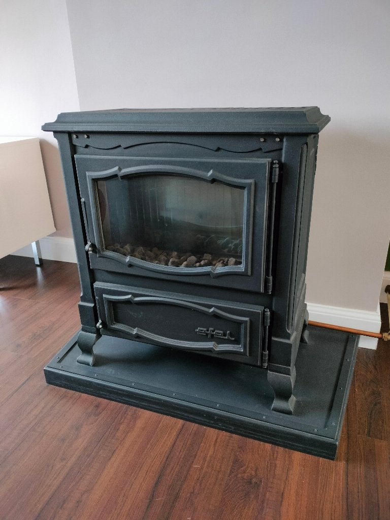 Gaskachel, Ophalen, Gebruikt, Gas, Vrijstaand