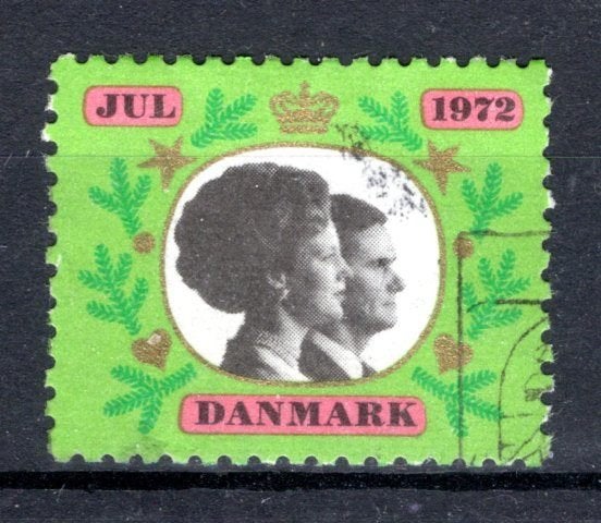 DENEMARKEN  Christmas stamp 1972, Verzenden, Denemarken, Gestempeld