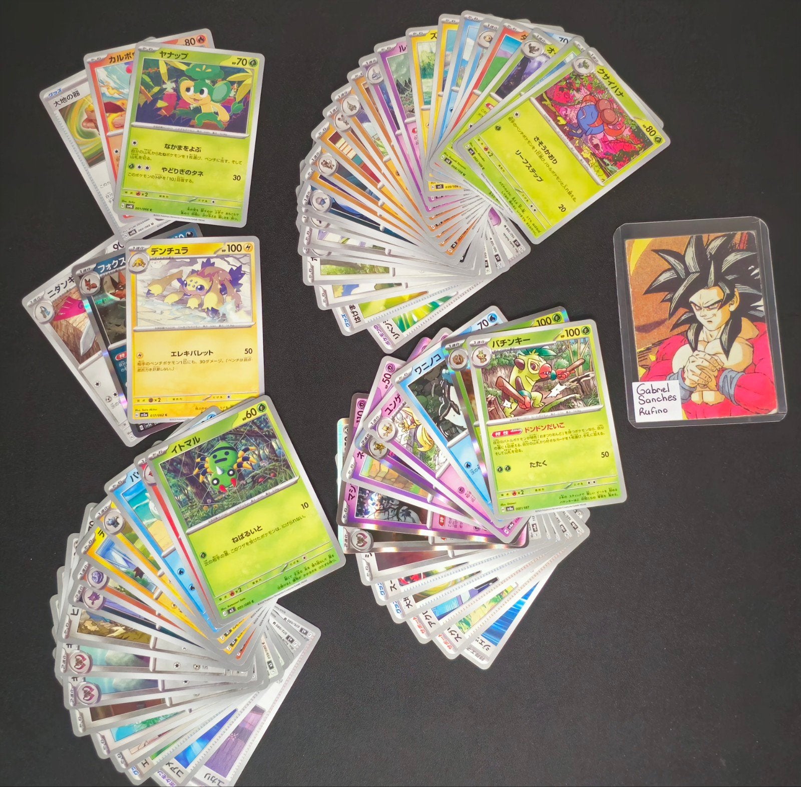 Lot 61 cartes Pokémon japonaises – 5 séries, Enlèvement, Neuf, Plusieurs cartes, Foil