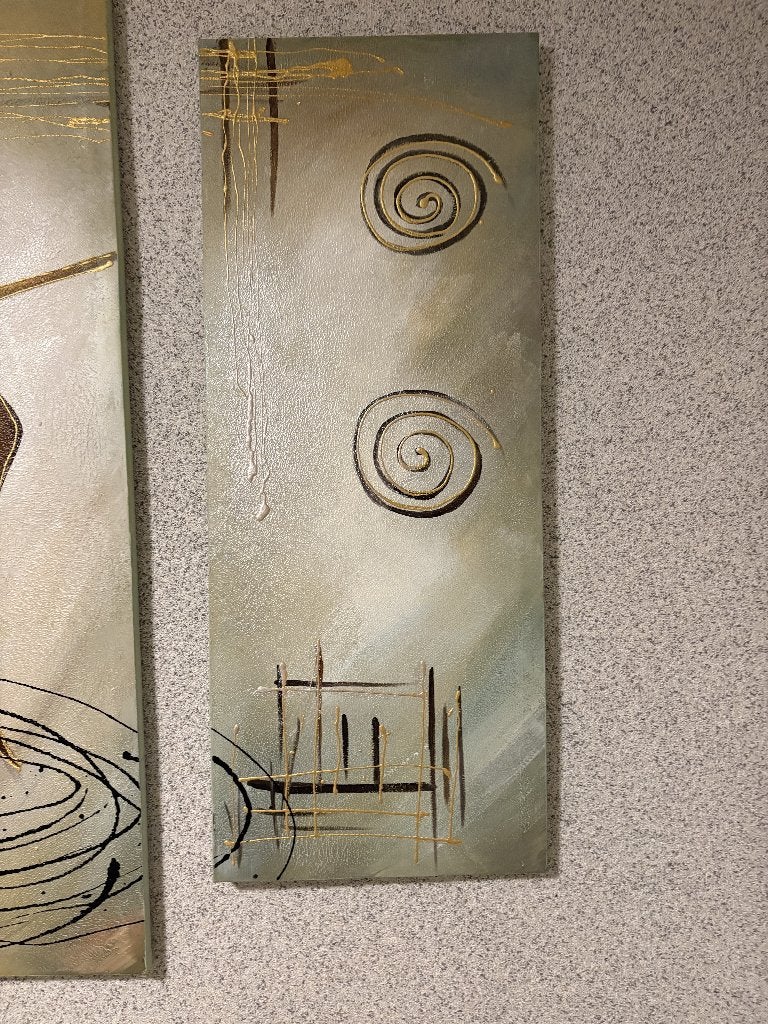 3luik schilderij, Œuvre originale, Peinture acrylique, Enlèvement, Nature morte