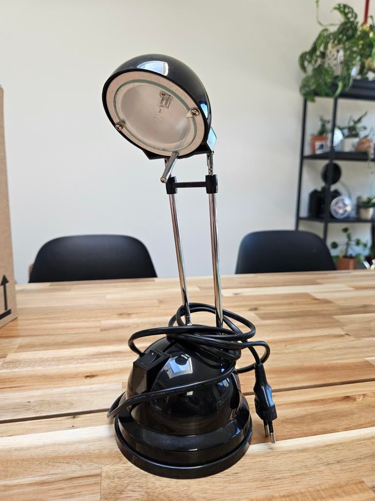 Vintage zwarte bureaulamp, Ophalen
