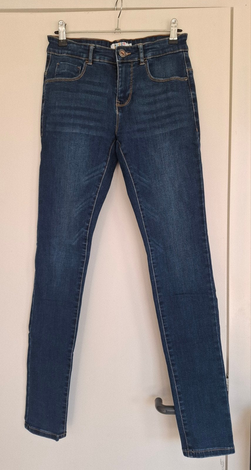 Blauwe jeansbroek Fish&chips JBC maat 164 of 14 jaar, Pantalon, Garçon, Enlèvement ou Envoi, Fish&chips (JBC)