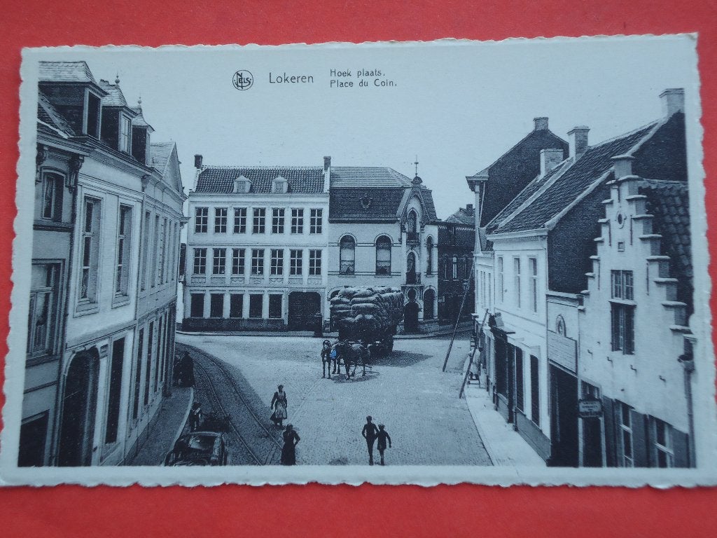 Lokeren Hoek plaats, Ophalen of Verzenden, 1940 tot 1960, Ongelopen, Oost-Vlaanderen