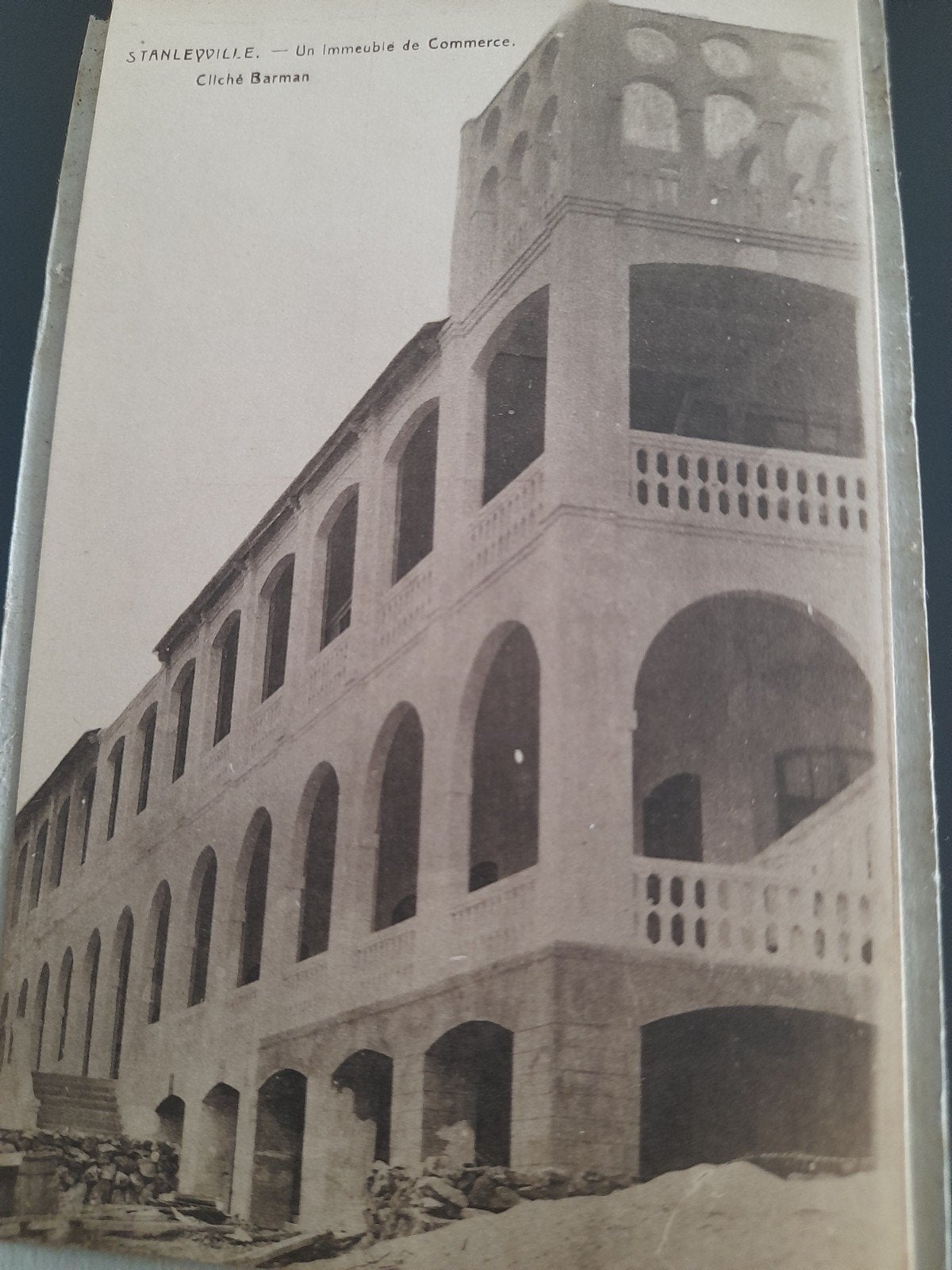 Carte postale - Stanleyville - Immeuble de commerce, Ophalen of Verzenden, 1940 tot 1960, Ongelopen, Gebouw
