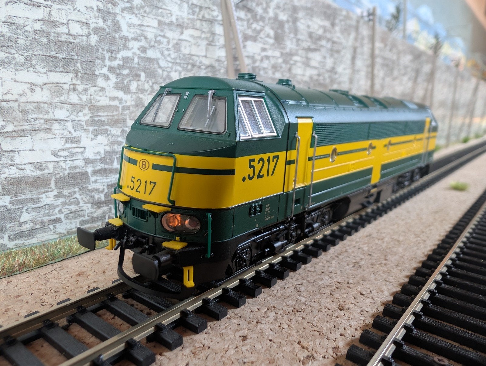 NMBS SNCB | Roco | HLD 5217. | DC Digitaal Esu | 2 Rail, Hobby en Vrije tijd, Gebruikt, Ophalen of Verzenden, Roco, Gelijkstroom