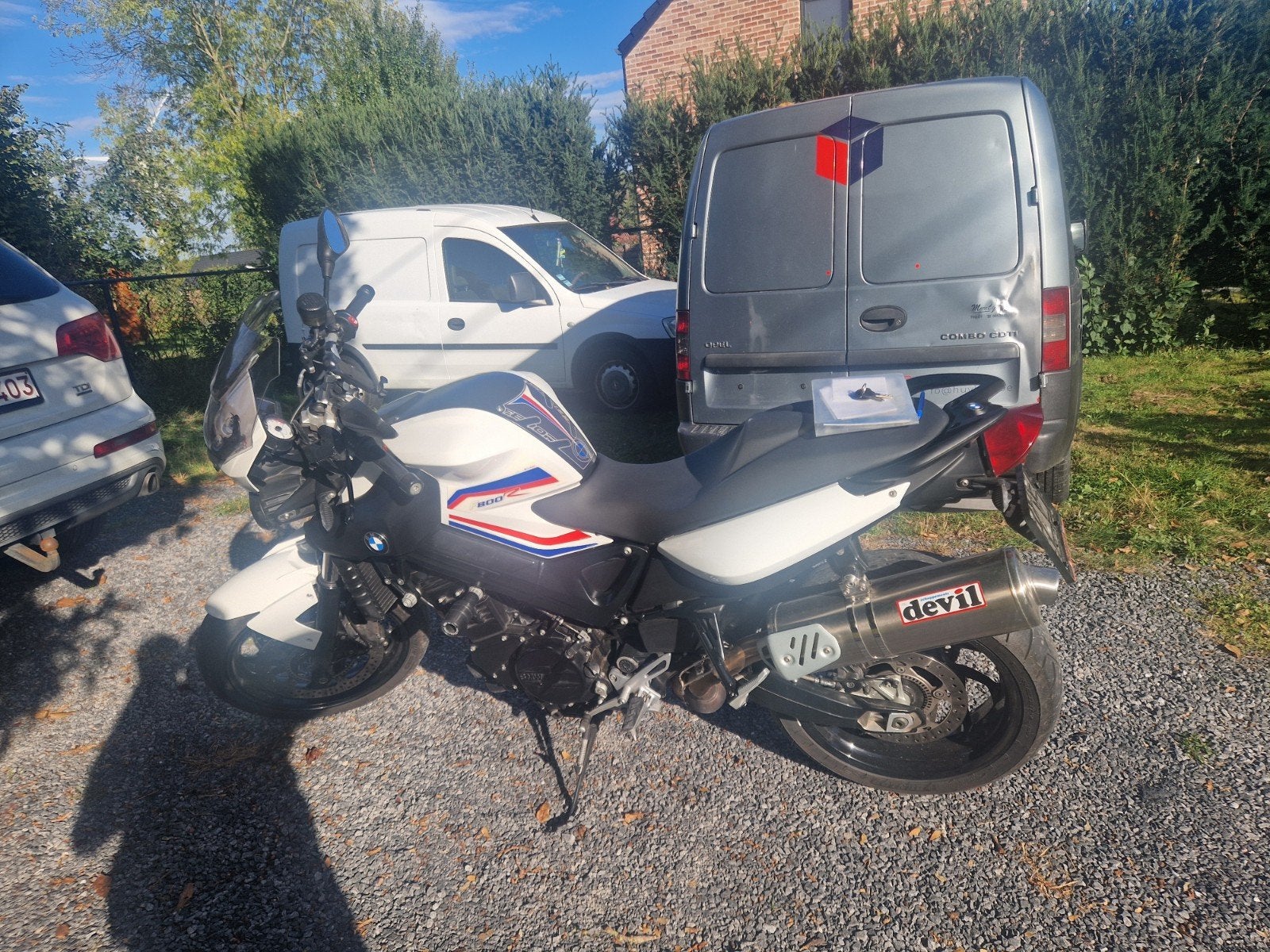 bmw f800r, Ophalen