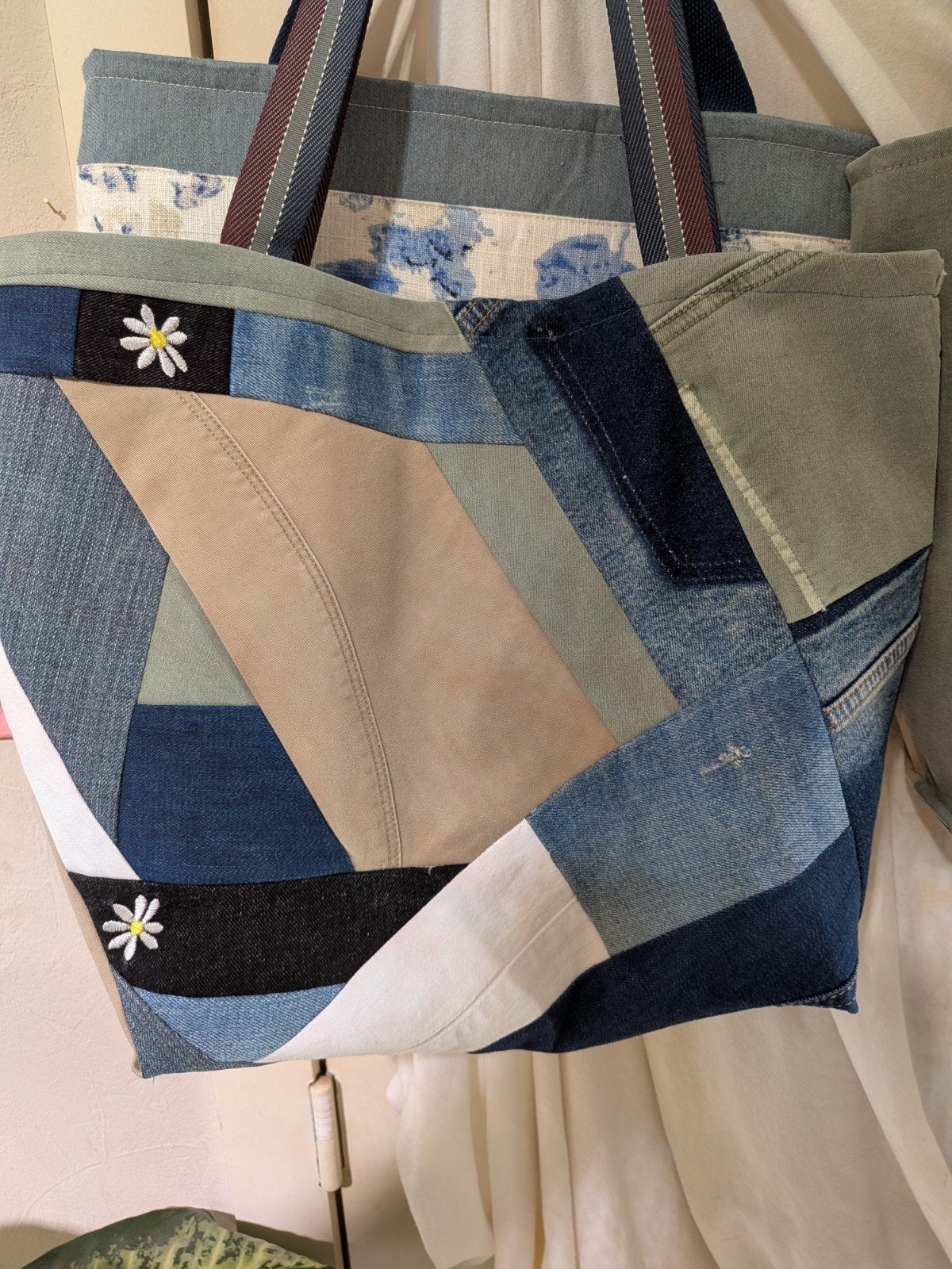handmade totebag, Ophalen of Verzenden