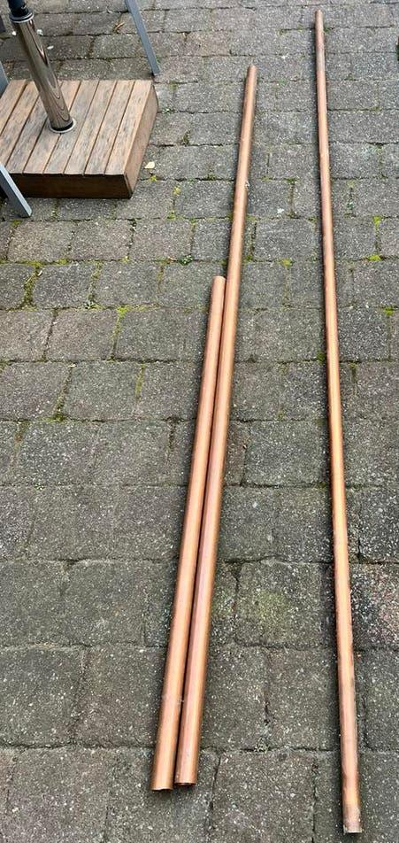 Koperen buizen 28 en 35 diameter, Ophalen, Nieuw