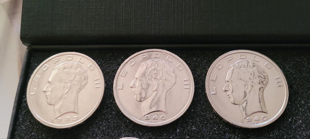 Zilveren 50 Belgische frank topstaat, Ophalen, Zilver