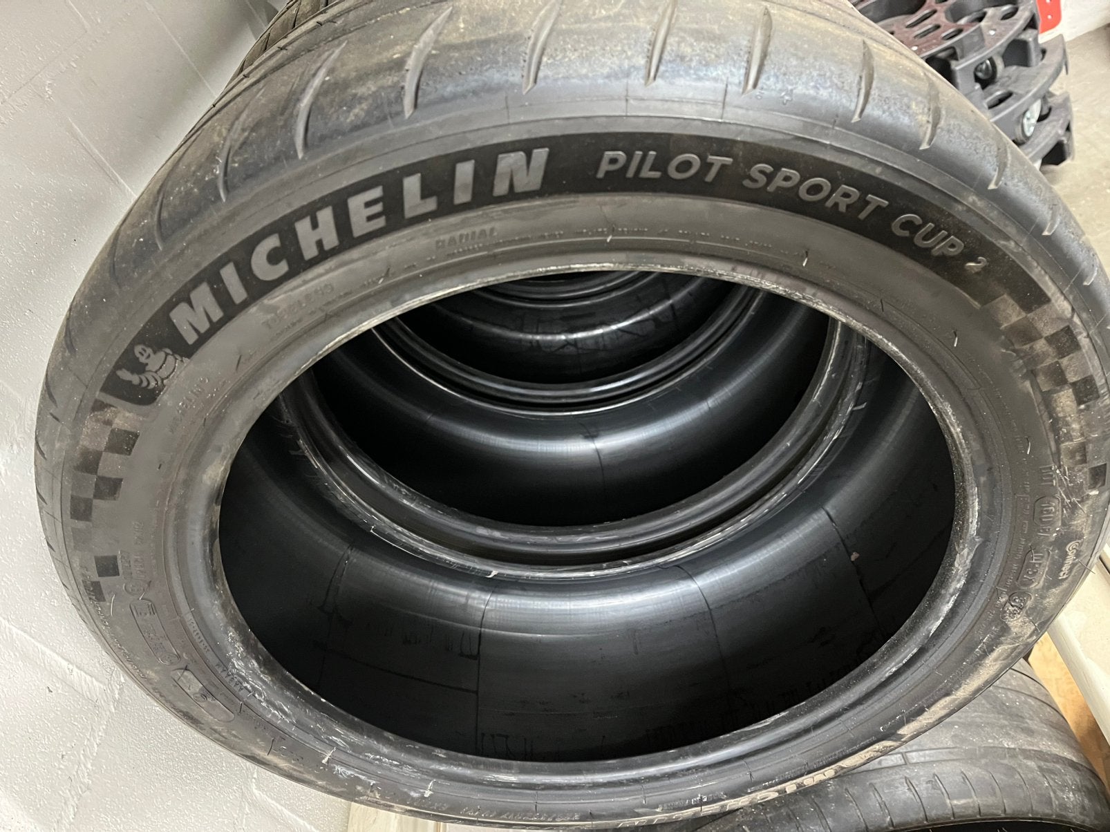 Michelin pilot sport cup 2 17 225 45 17, Ophalen, Zo goed als nieuw