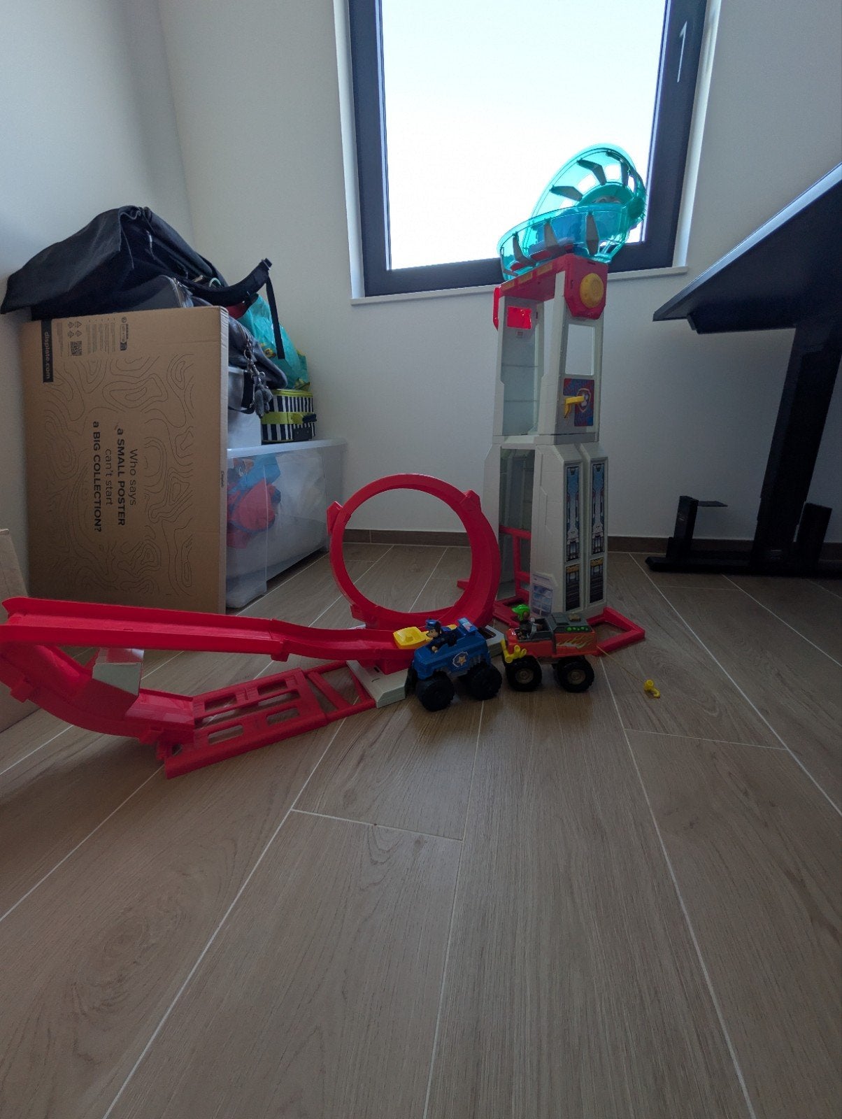 Paw Patrol baan, Ophalen, Gebruikt