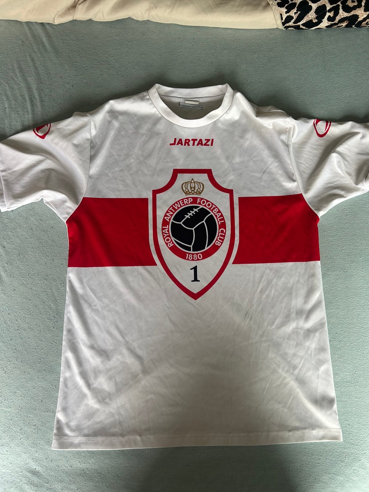 Opwarmshirt RAFC oldskool, Sport en Fitness, Maat S, Ophalen, Gebruikt, Shirt