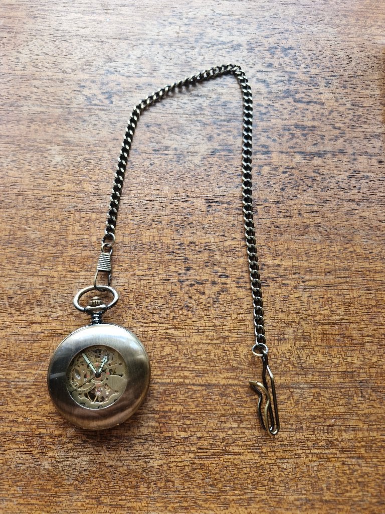 Montre de poche en bronze de The Garisson, Autres marques, Enlèvement ou Envoi, Utilisé, Autres matériaux