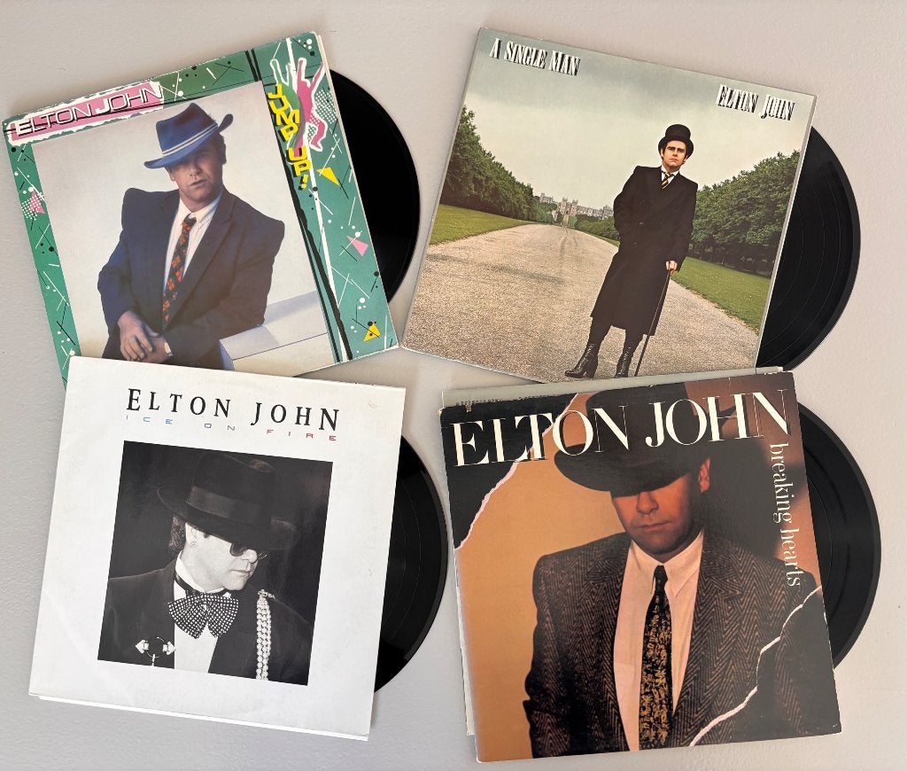 Elton John vinylpakket 4 LP’s vr 30€, Cd's en Dvd's, Vinyl | Pop, Ophalen of Verzenden, LP