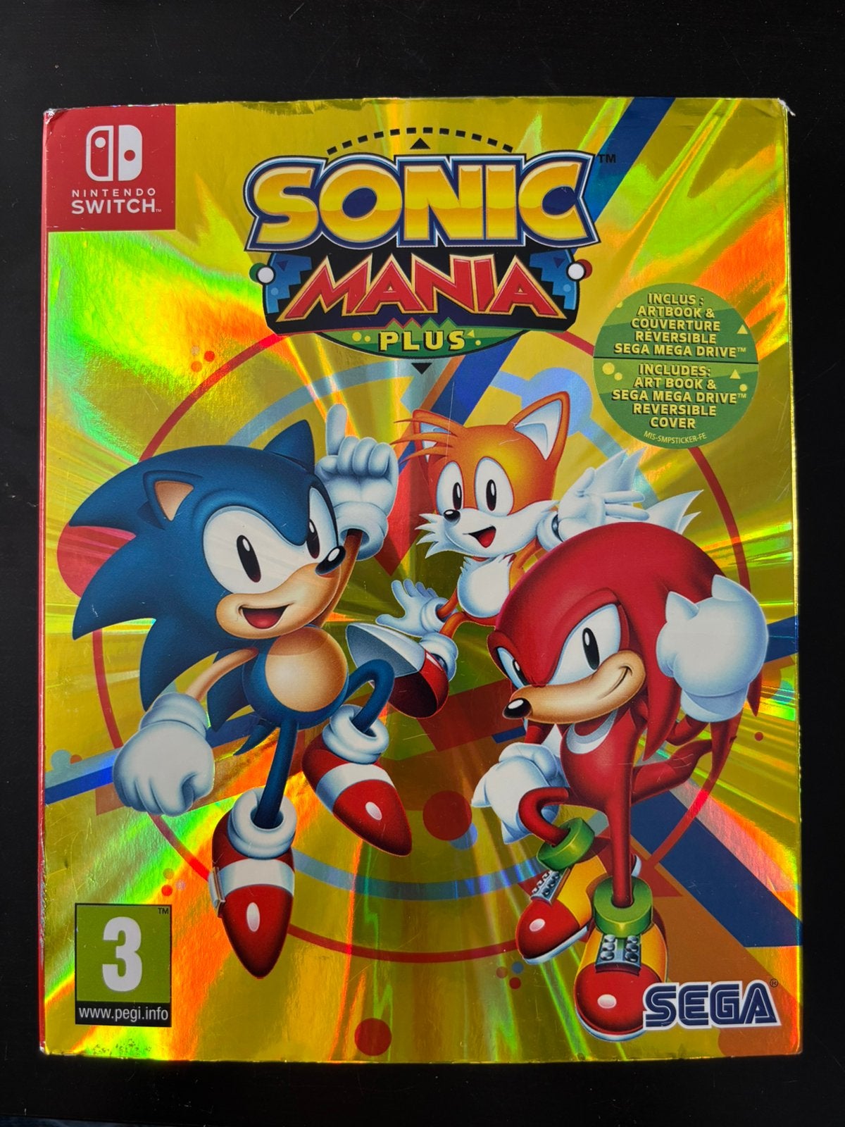 Jeu Switch Sonic Mania Plus., Enlèvement ou Envoi, Utilisé, Aventure et Action, À partir de 3 ans