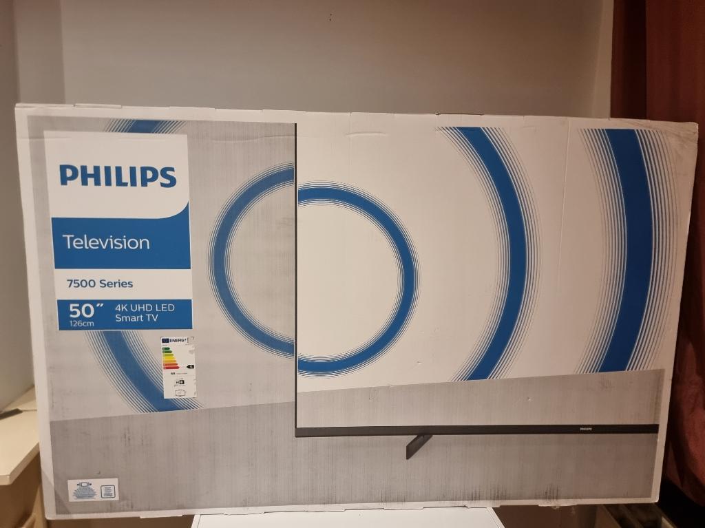 PHILIPS 7500 4K UHD LED 126cm 50" NIEUW, Audio, Tv en Foto, Televisies, Ophalen, Philips, LED, Nieuw