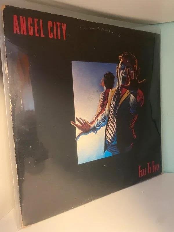 Angel City – Face To Face - Europe 1980 (J), LP, Avec pochette intérieure, Utilisé, Hard rock