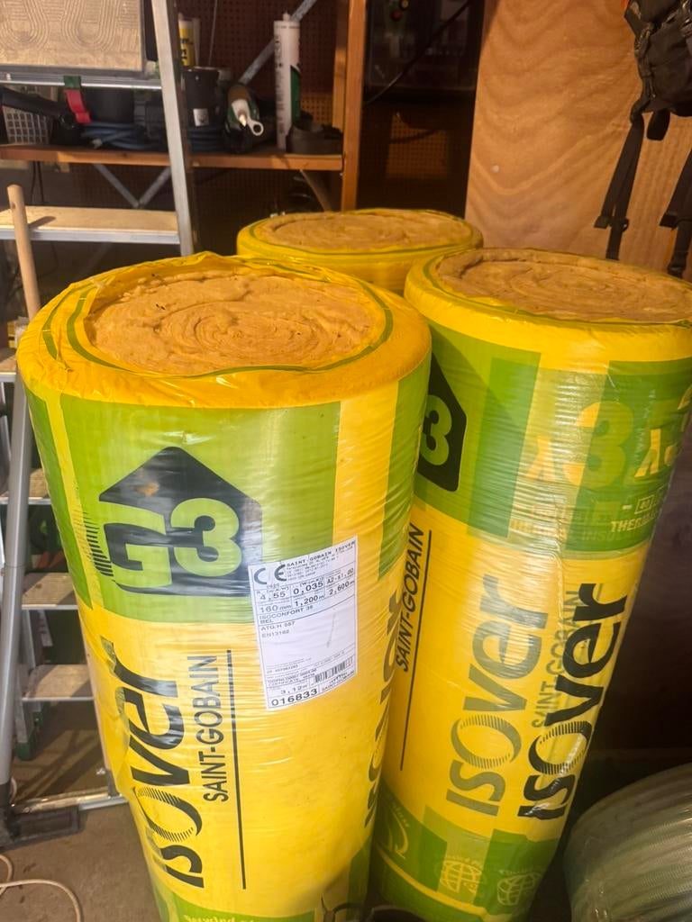 Isolant 160mm, Doe-het-zelf en Bouw, Isolatie en Afdichting, Ophalen, Zo goed als nieuw