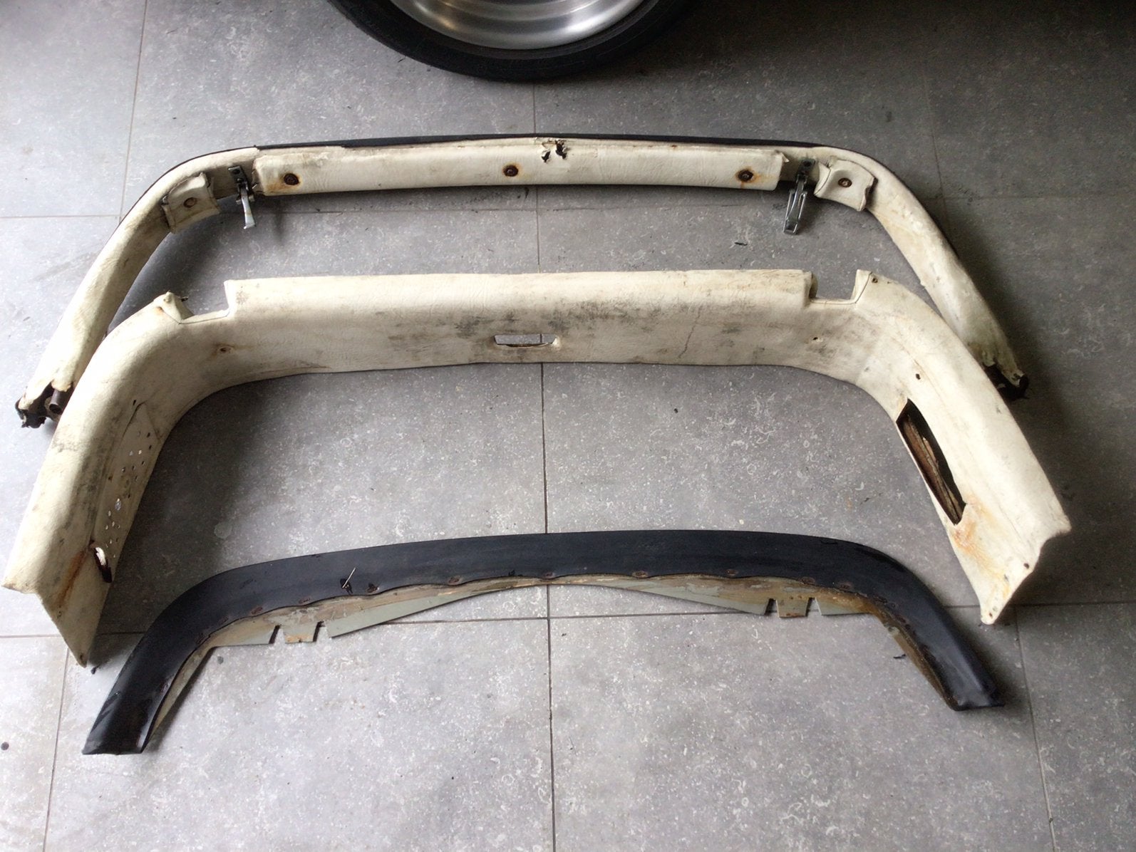 PIECES POUR PORSCHE TARGA 1967-68 (lunette souple), Enlèvement, Arrière, Porsche