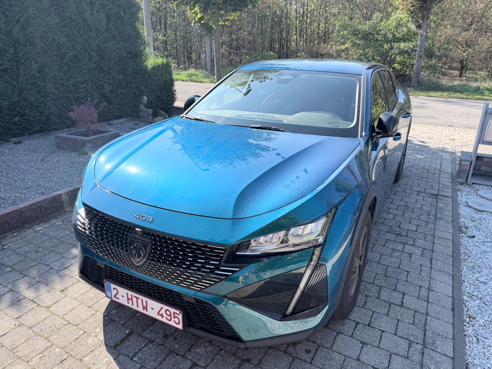 Peugot 408, Auto's, Automaat, Zwart, Blauw, 5 deurs