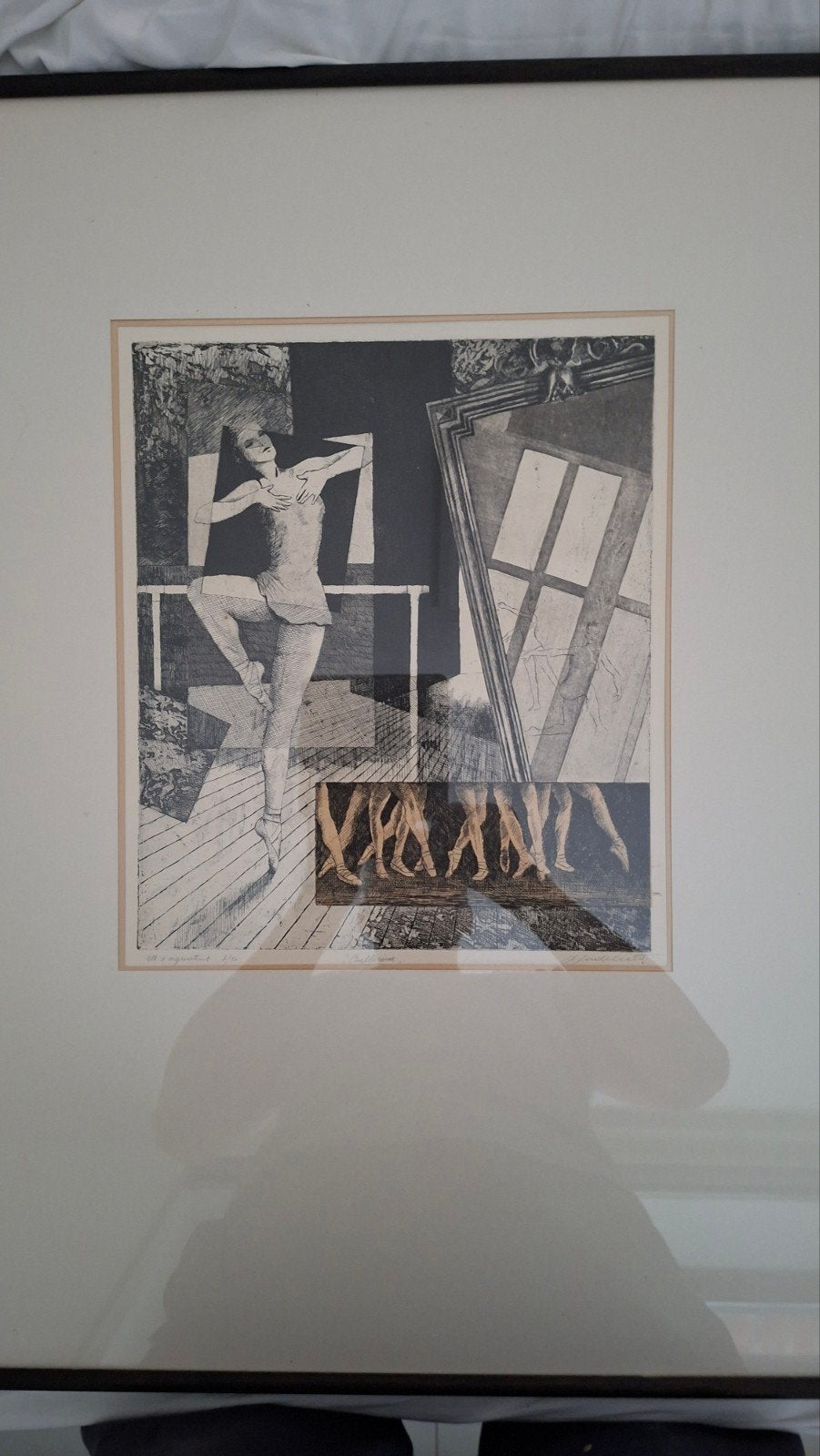Paul de Sadeleer "Ballerina", Antiek en Kunst, Kunst | Litho's en Zeefdrukken, Ophalen of Verzenden, Ets