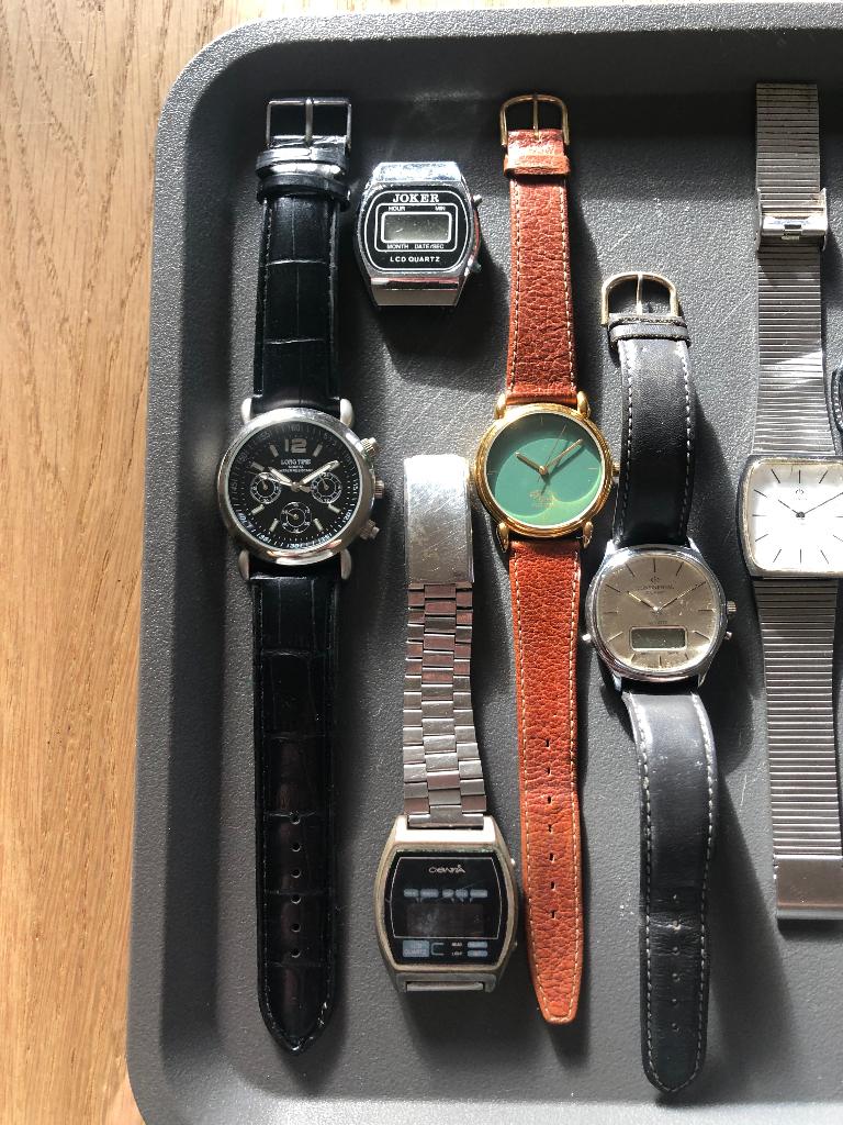 Lot herenhorloges, Handtassen en Accessoires, Horloges | Heren, Ophalen