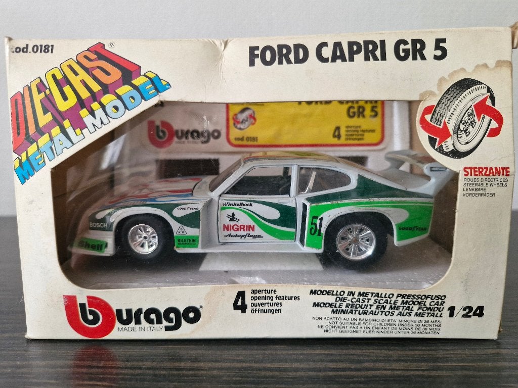 Ford Capri GR5 Burago 1/24, Enlèvement ou Envoi, Neuf, Voiture, Burago