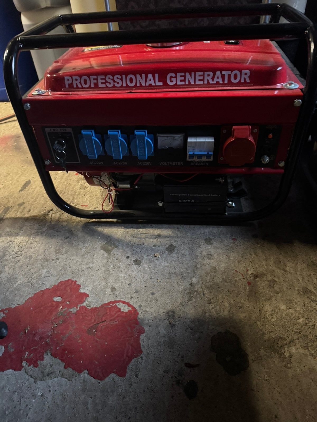 generator 9 kw, Ophalen, Elektrisch startend, Benzine, Nieuw